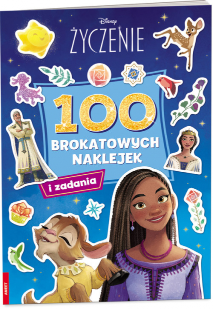 Disney Życzenie 100 Brokatowych naklejek -  | okładka