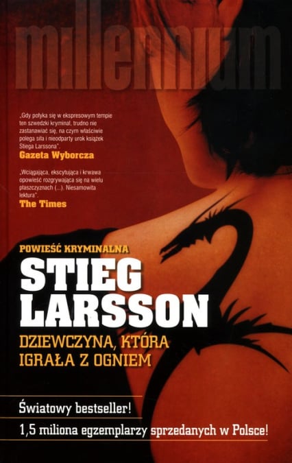 Dziewczyna, która igrała z ogniem - Stieg Larsson | okładka