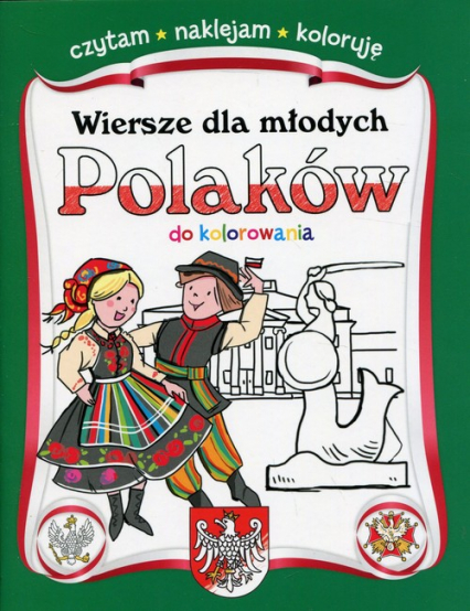 Wiersze dla młodych Polaków do kolorowania -  | okładka