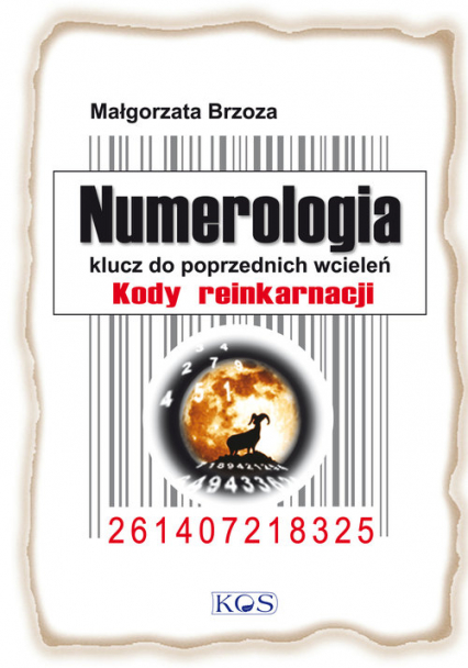 Numerologia klucz do poprzednich wcieleń Kody reinkarnacji - Brzoza Małgorzata | okładka