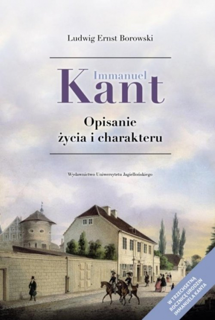 Immanuel Kant Opisanie życia i charakteru -  | okładka