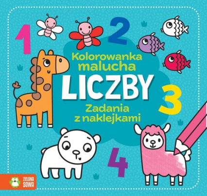 Kolorowanka malucha Liczby - Agnieszka Matz | okładka