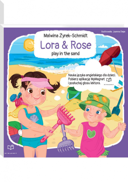 Lora&Rose play in the sand -  | okładka
