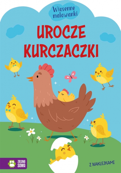 Wiosenne malowanki Urocze kurczaczki -  | okładka