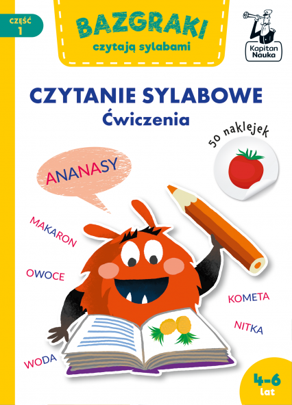 Bazgraki czytają sylabami Czytanie sylabowe Ćwiczenia - Zuzanna Osuchowska | okładka
