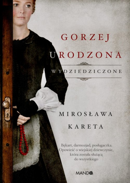 Gorzej urodzona Wielkie Litery - Mirosława Kareta | okładka