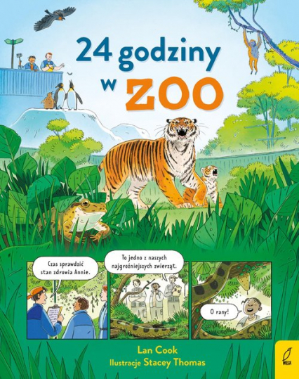 24 godziny w zoo - Lan Cook | okładka