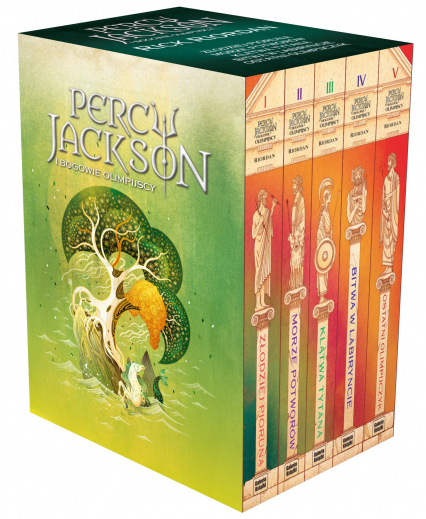 Percy Jackson i bogowie olimpijscy Pakiet - Rick Riordan | okładka