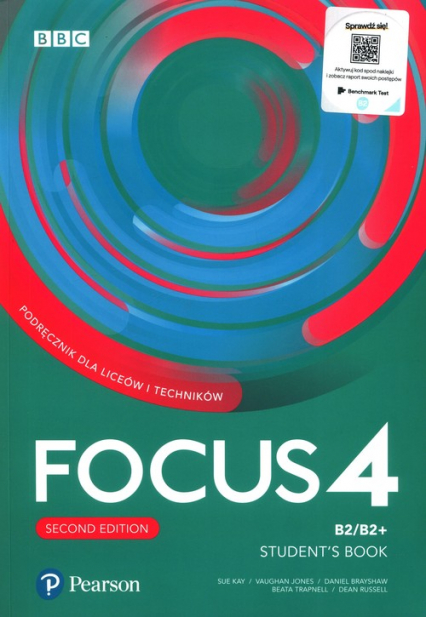 Focus Second Edition 4 Student's Book B2/B2+ - Brayshaw Daniel, Jones Vaughan, Kay Sue | okładka