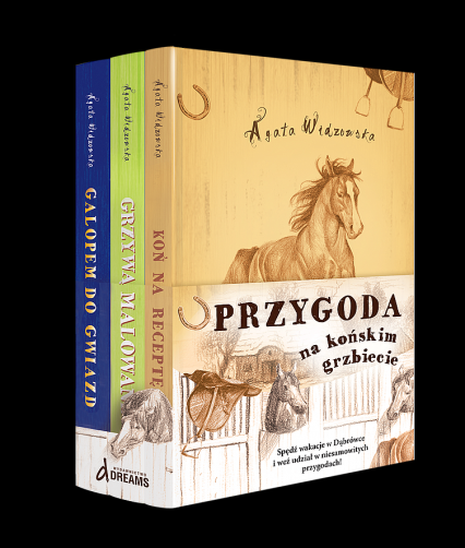 Pakiet Przygoda na końskim grzbiecie - Agata  Widzowska | okładka