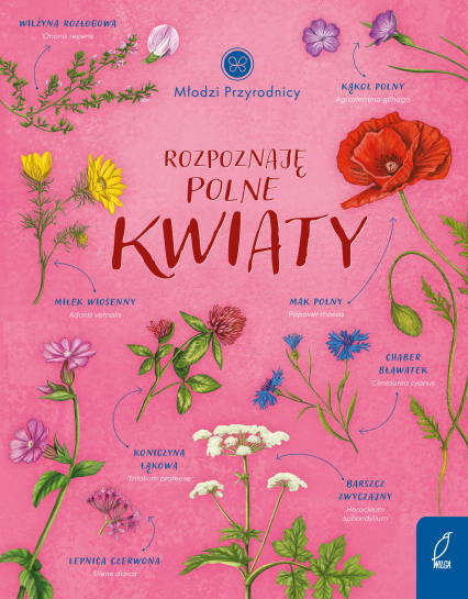 Młodzi przyrodnicy Rozpoznaję polne kwiaty - Patrycja Zarawska | okładka