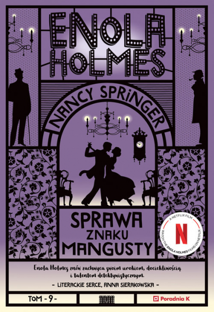 Enola Holmes Sprawa znaku mangusty - Nancy Springer | okładka