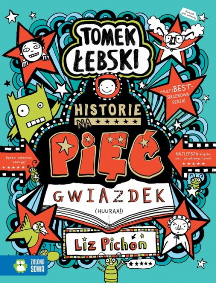 Tomek Łebski Historie na pięć gwiazdek - Liz Pichon | okładka