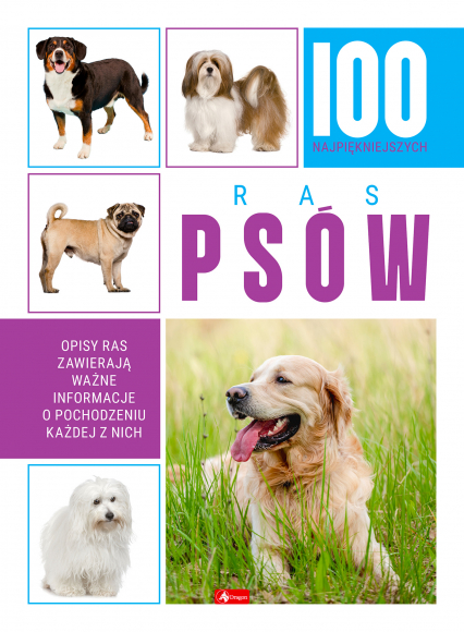 100 najpiękniejszych ras psów -  | okładka