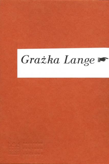 Wisława Szymborska/ Grażka Lange - Wisława Szymborska | okładka