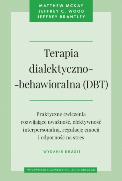 Terapia dialektyczno-behawioralna (DBT) -  | okładka