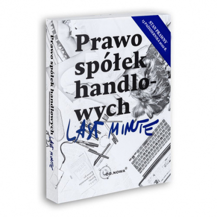 Prawo spółek handlowych. Last Minute 2022 - Magdalena Gąsior | okładka