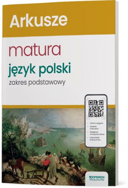 Język polski matura 2024 Arkusze zakres podstawowy - Aleksandra Marzec | okładka