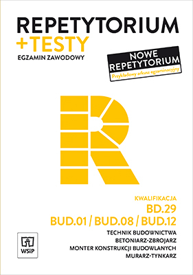 Repetytorium i testy Technik budownictwa BD29/BUD01/BUD08BUD12 - Kozłowski Mirosław, Maj Tadeusz, Popek Mirosława | okładka