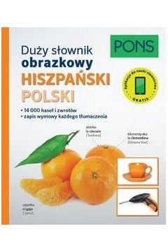 Słownik obrazkowy duży hiszpański polski w. 2 -  | okładka