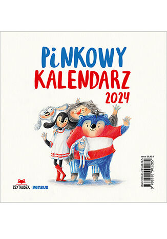 Pinkowy kalendarz 2024 - Agnieszka Waligóra | okładka