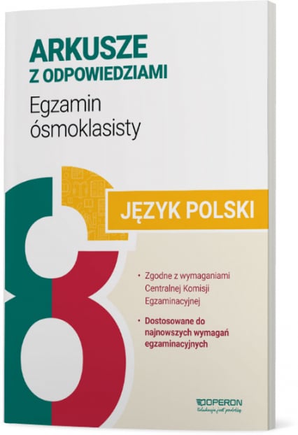 Egzamin ósmoklasisty 2024 Język polski arkusze - Eisner Jolanta | okładka