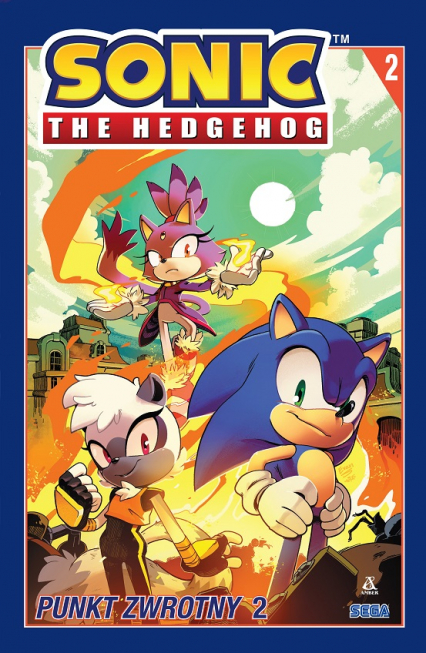Punkt zwrotny 2. Sonic the Hedgehog. Tom 2 wyd. 2022 - Adam Bryce Thomas, Ian Flynn, Tracy Yardley | okładka