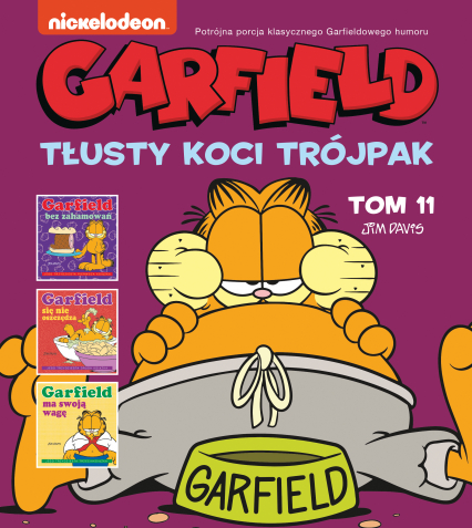 Garfield. Tłusty koci trójpak. Tom 11 - Jim Davis | okładka