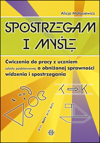 Spostrzegam i myślę - Alicja Małasiewicz | okładka