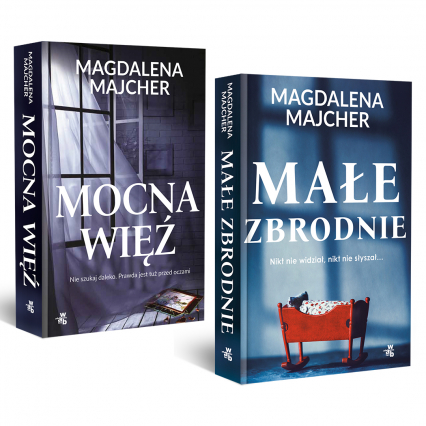 Pakiet Małe zbrodnie / Mocna więź - Magdalena Majcher | okładka