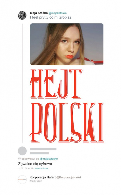 Hejt polski - Staśko Maja | okładka