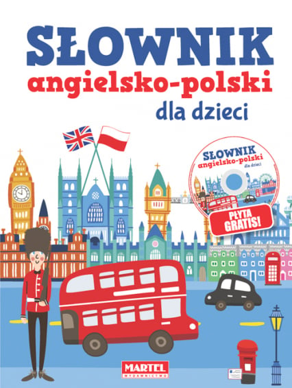 Słownik angielsko-polski dla dzieci z QR i CD -  | okładka