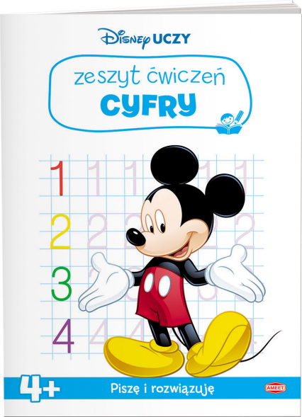 Disney uczy Miki Zeszyt ćwiczeń Liczby UDZ-9302 - Opracowanie Zbiorowe | okładka