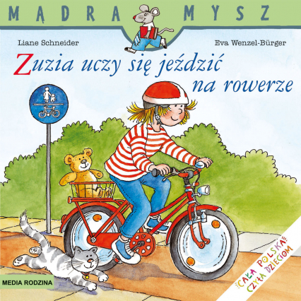 Zuzia uczy się jeździć na rowerze Mądra Mysz - Wenzel-Burger Eva | okładka