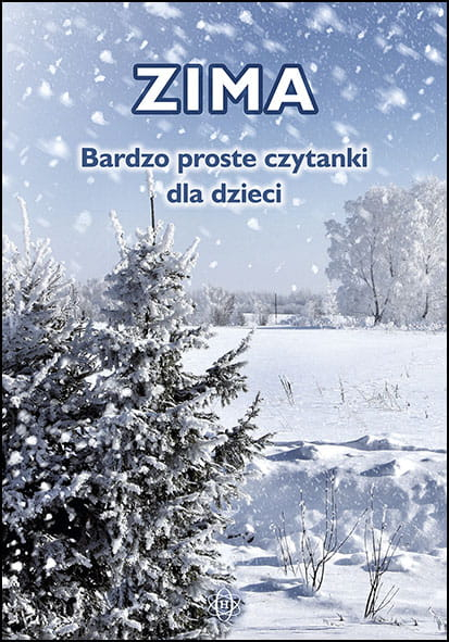 Bardzo proste czytanki dla dzieci Zima - Magdalena Hinz | okładka
