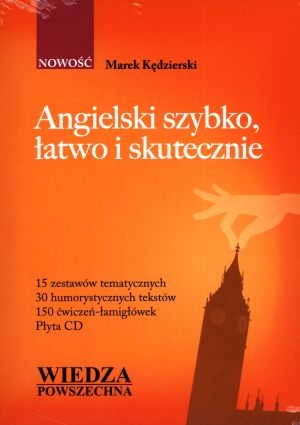Angielski szybko łatwo i skutecznie + CD - Marek Kędzierski | okładka