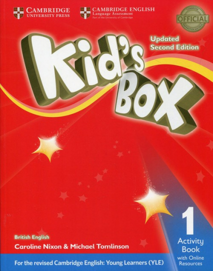 Kid's Box Updated Second Edition 1 Activity Book with Online Resources - Nixon Caroline, Tomlinson Michael | okładka