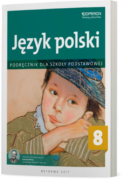 Język polski podręcznik dla kalsy 8 szkoły podstawowej - Klimczak Barbara, Tomińska Elżbieta, Zawisza-Chlebowska Teresa | okładka