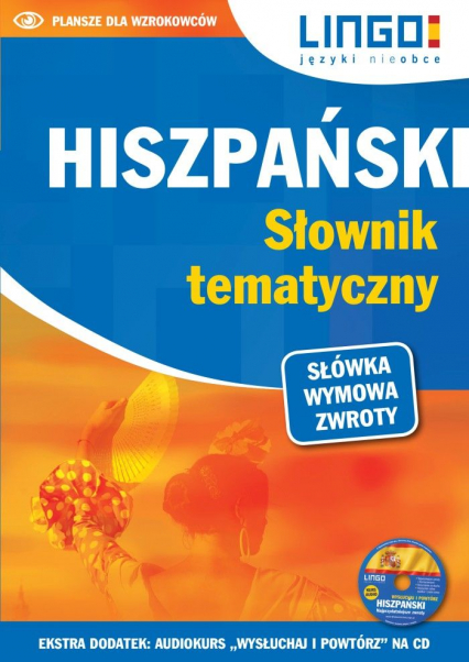 Hiszpański słownik tematyczny książka + CD - Danuta Zgliczyńska | okładka