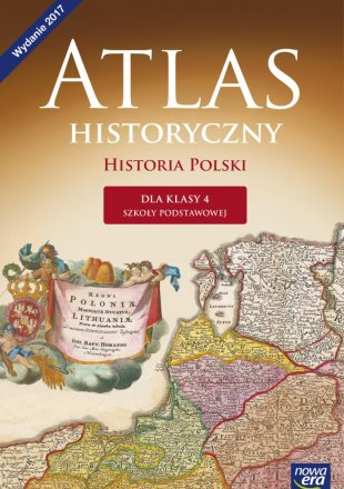 Atlas historyczny historia Polski klasa 4 szkoła podstawowa - Opracowanie Zbiorowe | okładka