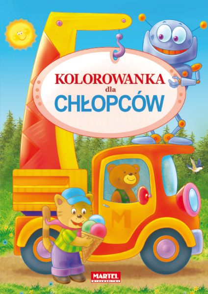 Kolorowanka dla chłopców - Jarosław Żukowski | okładka
