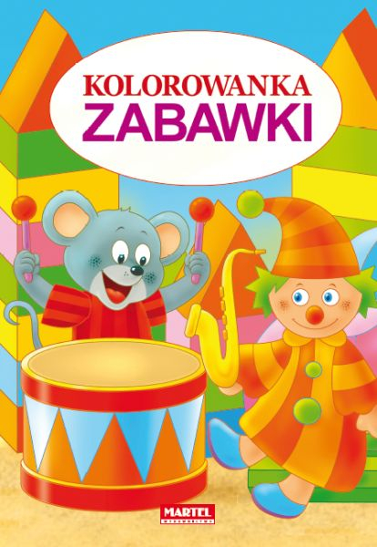 Zabawki kolorowanka - Jarosław Żukowski | okładka