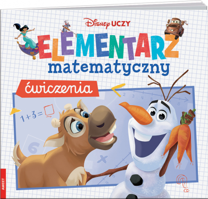 Disney uczy Elementarz matematyczny ćwiczenia UMC-9302 - Opracowanie Zbiorowe | okładka