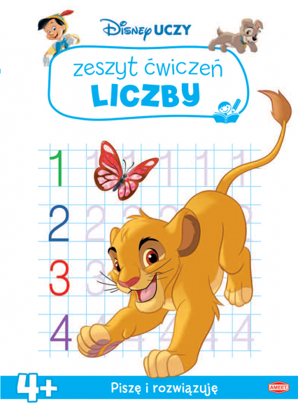 Disney uczy classic Zeszyt ćwiczeń. Liczby UDZ-9304 -  | okładka