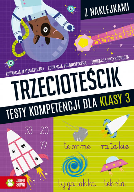 Trzecioteścik. Testy kompetencji dla klasy 3 - Katarzyna Zioła-Zemczak | okładka