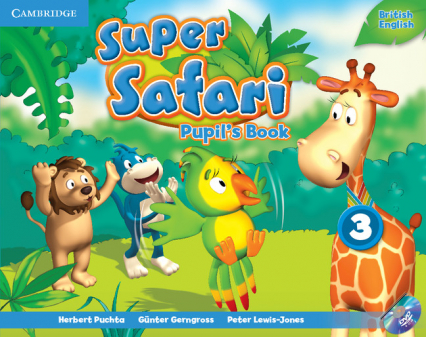 Super Safari 3 Pupil's Book + DVD - Gerngross Gunter, Lewis-Jones Peter, Puchta Herbert | okładka
