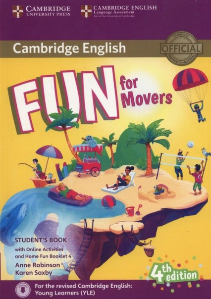 Fun for Movers Student's Book + Online Activities + Audio + Home Fun Booklet 4 -  | okładka