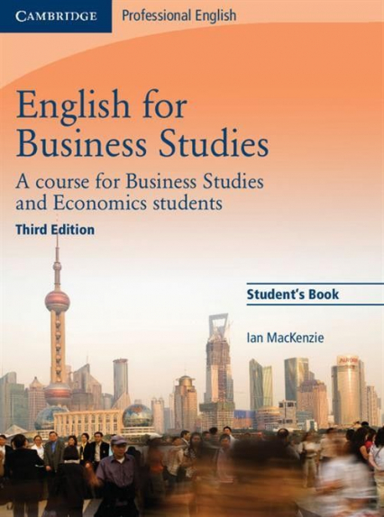 English for Business Studies Student's Book - Brian MacKenzie | okładka