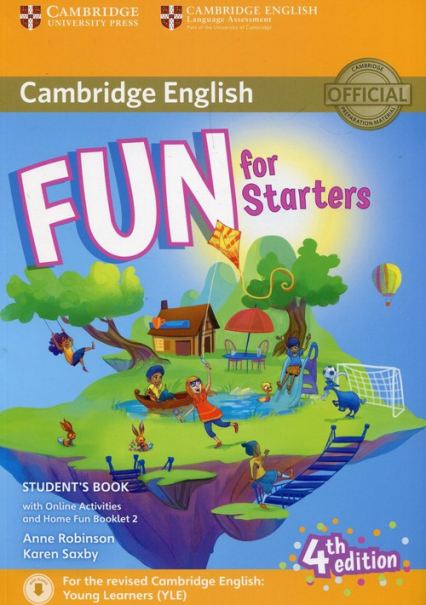 Fun for Starters Student's Book with Online Activities with Audio and Home Fun Booklet 2 -  | okładka