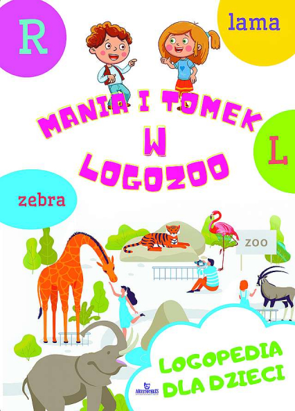 Mania i Tomek w logozoo. Logopedia dla dzieci - Małgorzata Korbiel | okładka